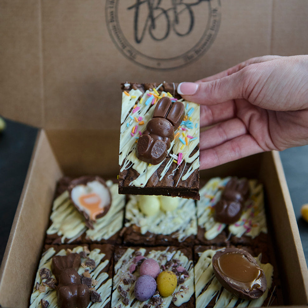 Postal Easter Brownie Box - Delivered to your door.