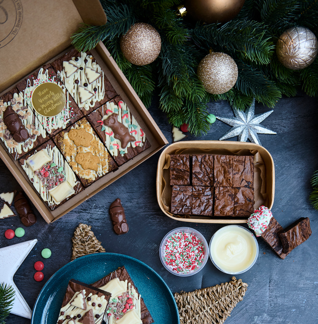 Christmas Postal Brownies Delivered to your door.