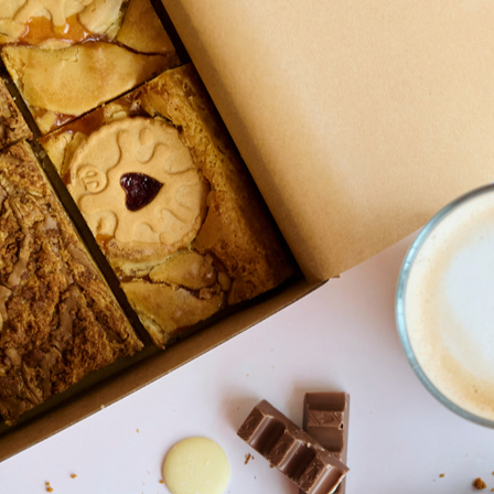 Build your own brownie box BLONDIES BROWNIES POSTALTREAT GIFT IDEAS