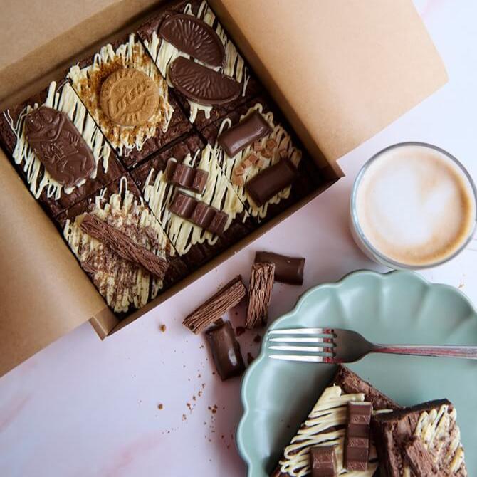 The Brownie Box UK Postal Brownies delivered nationwide make the perfect client gift idea.