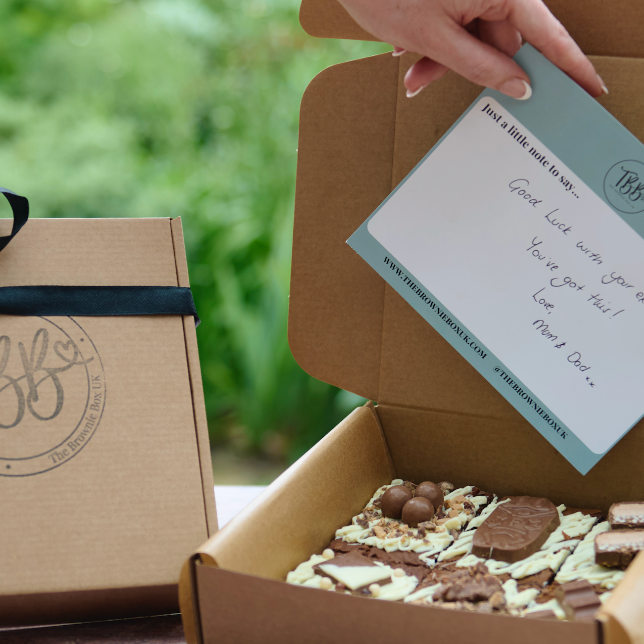 The Brownie Box UK Postal brownies delivered nationwide. Add gift wrap and handwritten note.